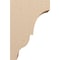 Ekena Millwork 9"W x 18"D x 27"H Classic Asheboro Rough Cedar Woodgrain TimberThane Corbel, Primed Tan CORUR09X18X27ASHRCPR - alternate 5